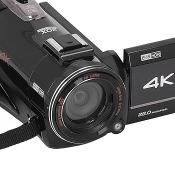 Amazon | 4Kビデオカメラビデオカメラ、3インチタッチスクリーン